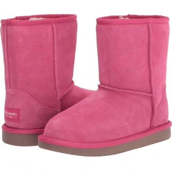koolaburra by ugg Girls Size 8- PINK- KOOLA SHORT BOOT Style 1090329 Suede - Picture 1 of 9